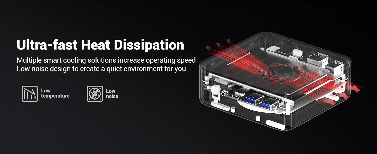 Firebat A5P AM02 Mini PC Computer Ryzen7 8745HS 8C/16T 4.9GHz, Radeon 780M, 16GB DDR5 5600MHz, 512GB SSD, WiFi6, BT5.2 Gaming FUN GUYS SHOP   FUN GUYS SHOP