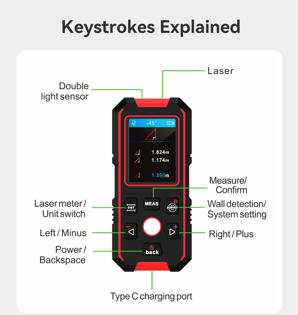 Noyafa NF-518S Metal Detector  Undeground Sturs Wall Scanner AC Wood Finder Cable Wires Tracker Digital Level Laser Rangefinde FUN GUYS SHOP   FUN GUYS SHOP