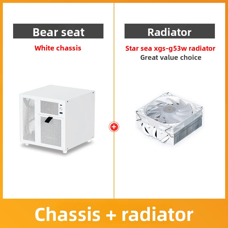 Ursa Minor 4-bay NAS Chassis SFX Power Supply ITX Motherboard,9.9L Ultra-compact Size, 70mm Heat Sink FUN GUYS SHOP   FUN GUY WORLD