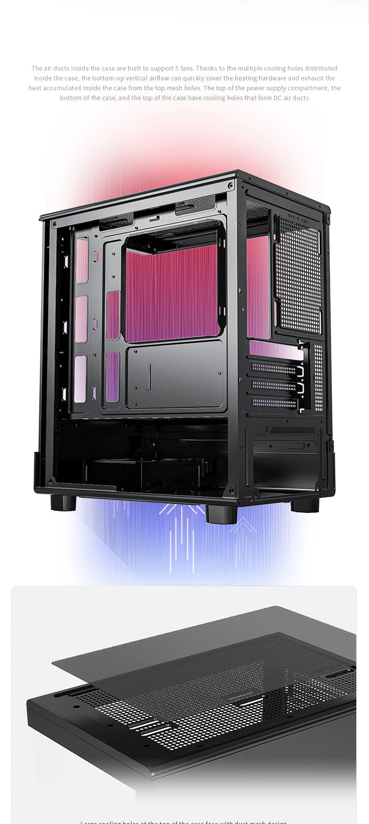 Darkflash DB330M PC Case M-ATX Desktop 270 ° Sea View Room Computer Case USB3.0 Double-Sided Transparent Glass Gamer Cabinet FUN GUYS SHOP   FUN GUY WORLD