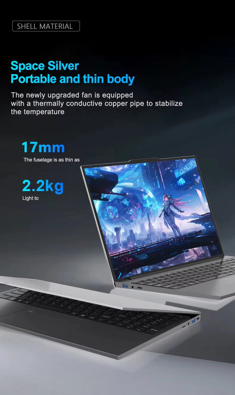 New 15.6" Intel Core i9 8950HK Gaming Laptop Computer 16GB RAM 1/2TB SSD PC Gamer Windows 11 1920*1080P Office Gaming Notebook FUN GUYS SHOP   FUN GUY WORLD
