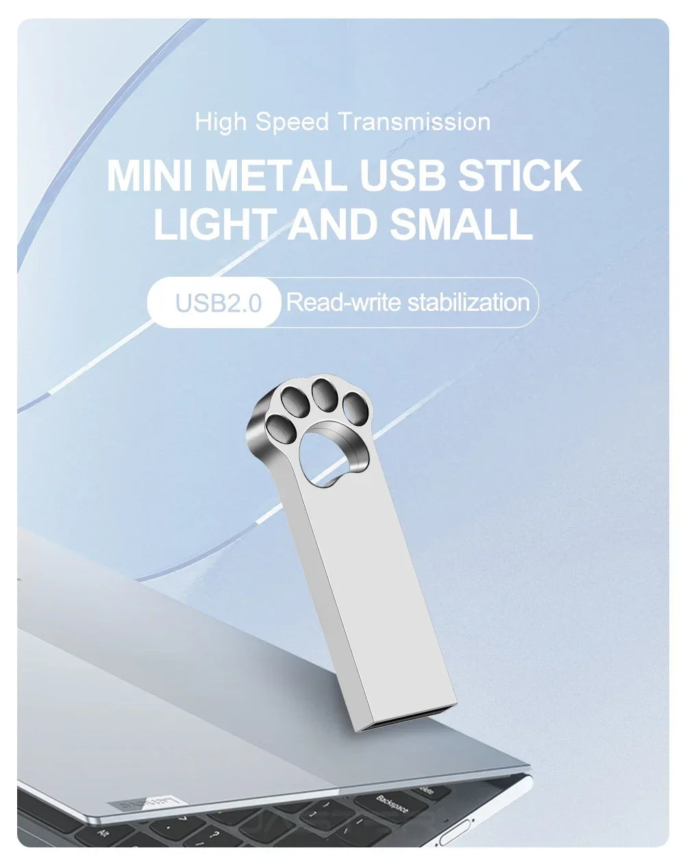 Black Cat's Paw USB Flash Drive 128GB Free Custom Logo Memory Stick 64GB Gold Metal Pen Drive 32GB Free Key Chain U Disk 16GB FUN GUYS SHOP   FUN GUY WORLD