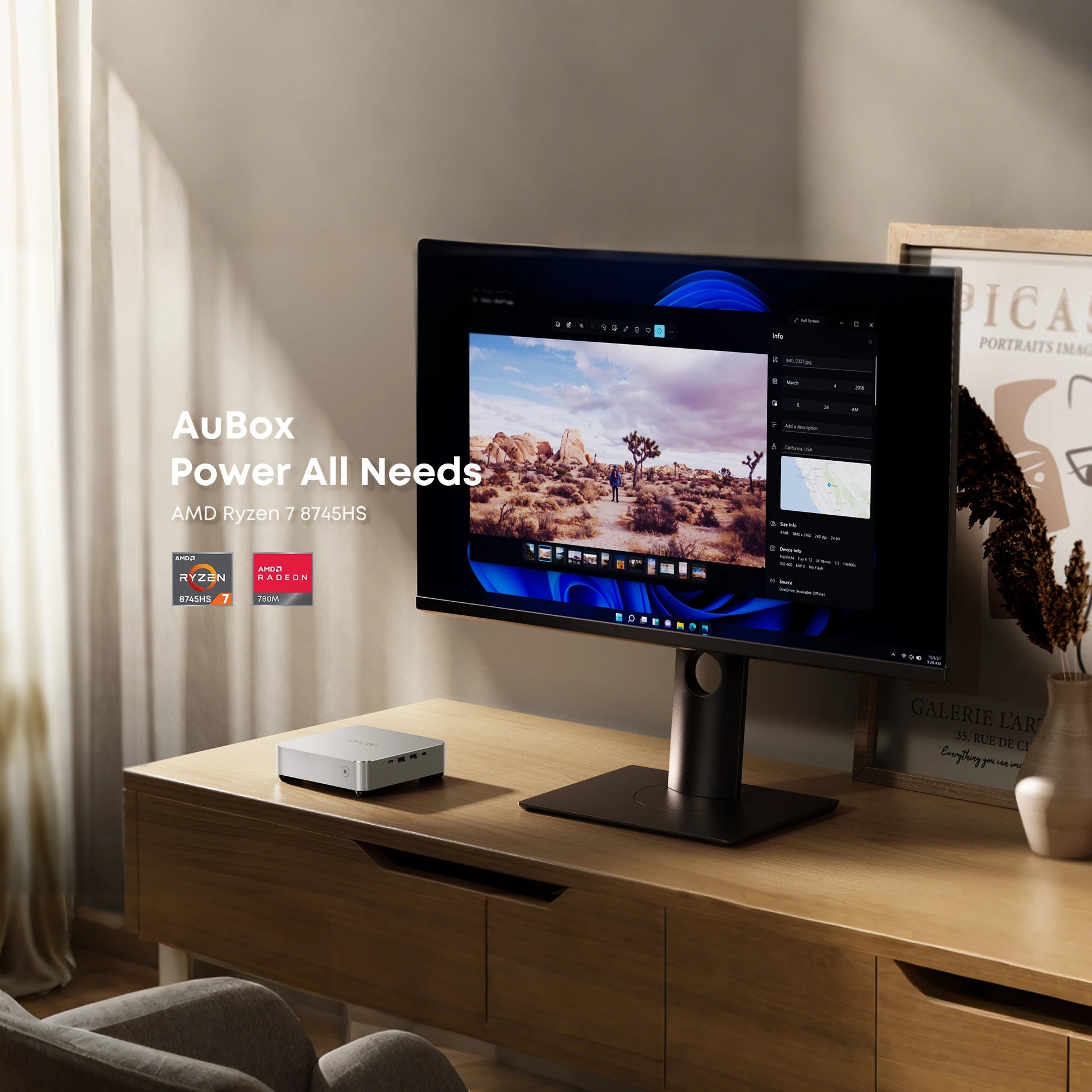 CHUWI AuBox Mini PC AMD Ryzen7 8745HS 16GB DDR5 512GB SSD WiFi 6 BT 5.1 2.5G LAN Support Quad DisplaysUp to 4K Windows 11 Pro FUN GUYS SHOP   FUN GUYS SHOP