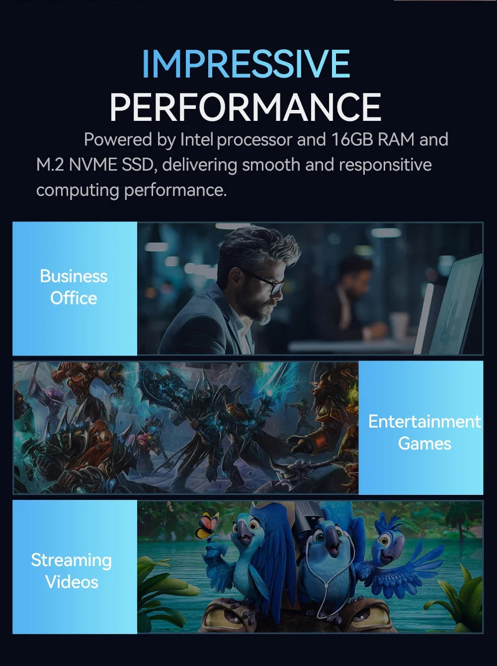 2026 Portable Mini PC Core i9 8950HK Windows 11 Pro Desktop PC Gamer 16GB RAM 1TB SSD WIFI 6 BT5.2 Office Study Desktop Computer FUN GUYS SHOP   FUN GUYS SHOP