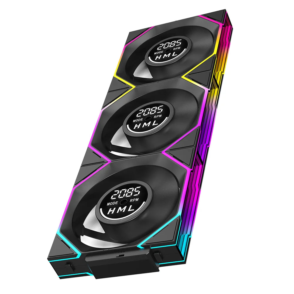 120mm ARGB Fan Daisy Chain 5V3pin ARGB Sync Water-Cooled Fan - Jungle Leopard Interstellar V4 1pc FUN GUYS SHOP   FUN GUY WORLD