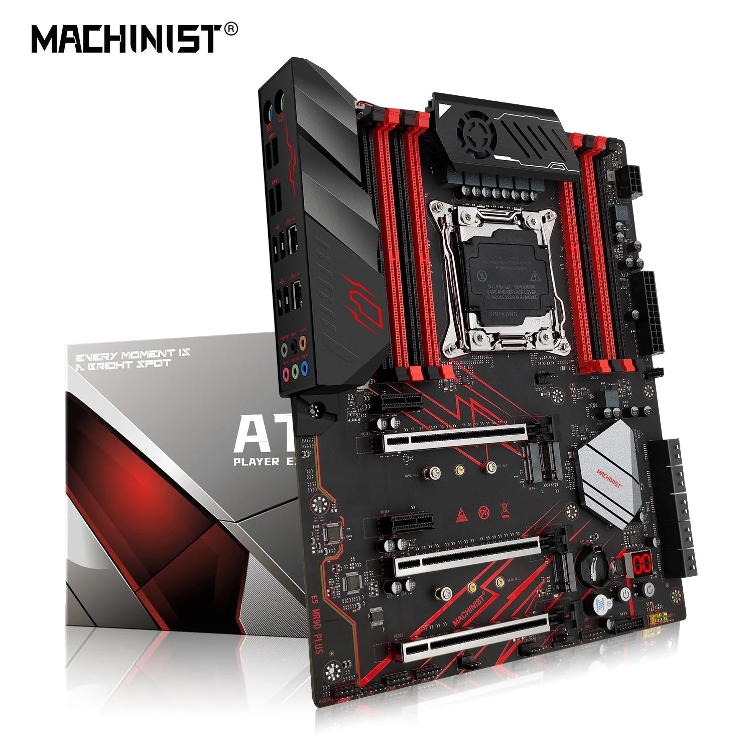 MACHINSIT X99 MR9D Motherboard LGA 2011-3 Supports Xeon Intel  2667 2699 V3V4Full Range CPU processor DDR4 Memory ATX NVME M.2 FUN GUYS SHOP   FUN GUY WORLD