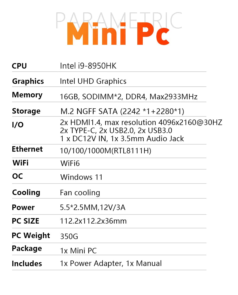 2026 Portable i9 Mini PC Computer Windows 11 Intel Core i9 8950HK 16GB 1TB Gaming Computer Dual-Band WiFi 6-Core Mini Desktop PC FUN GUYS SHOP   FUN GUYS SHOP