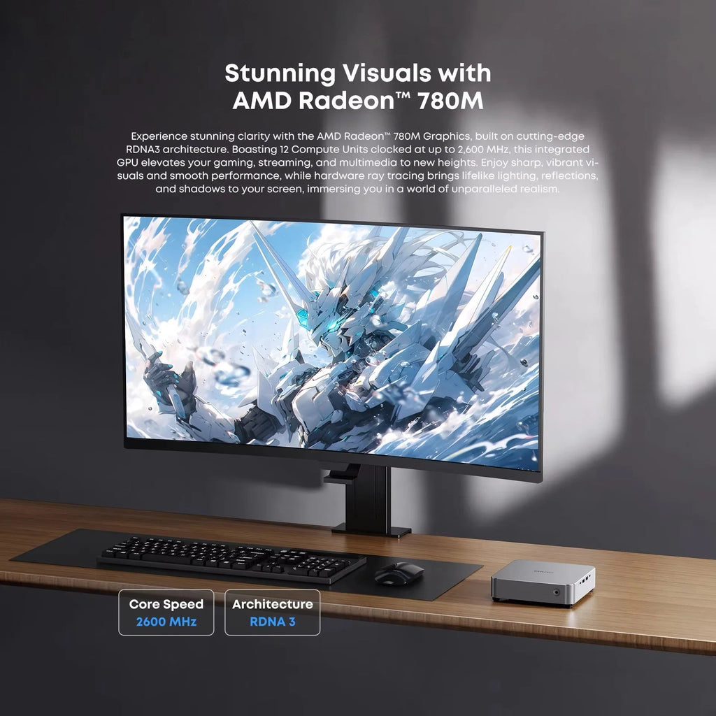 CHUWI AuBox Mini PC AMD Ryzen7 8745HS 16GB DDR5 512GB SSD WiFi 6 BT 5.1 2.5G LAN Support Quad DisplaysUp to 4K Windows 11 Pro FUN GUYS SHOP   FUN GUYS SHOP