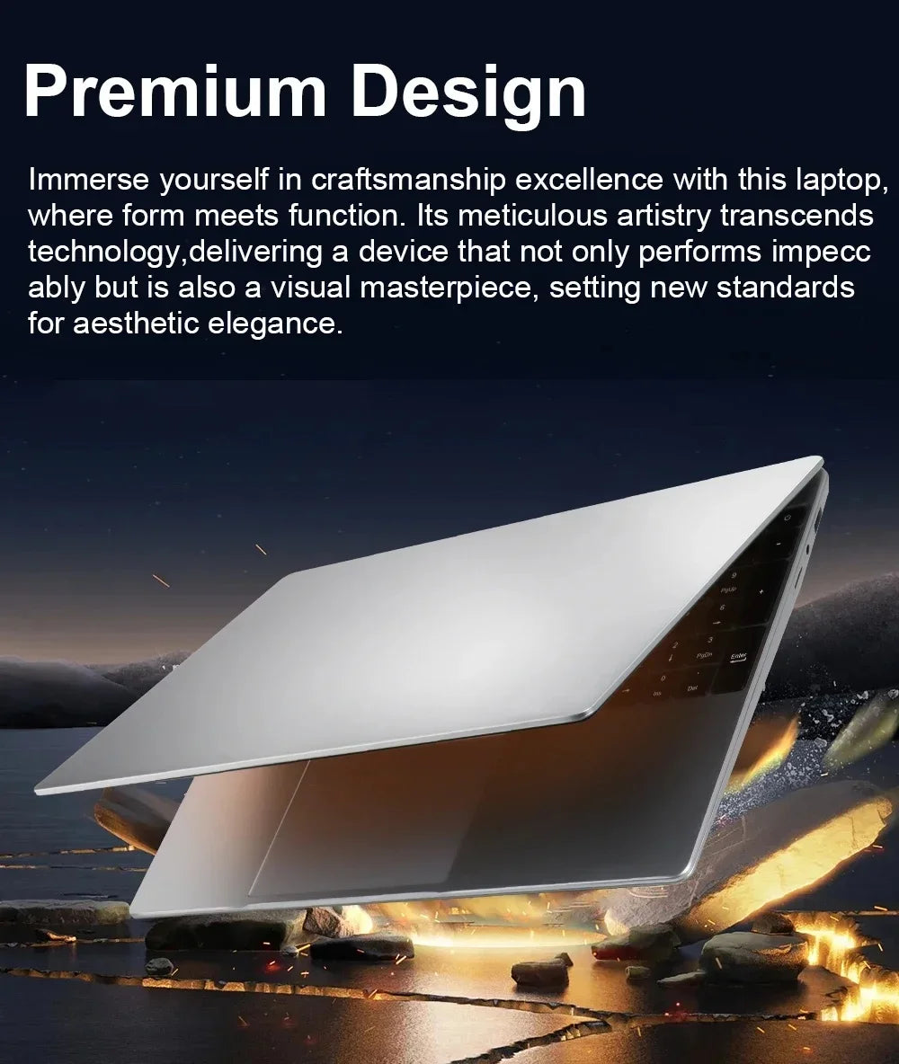 Windows 11 Pro 15.6" Laptop Computer Intel Celeron N4000 16GB DDR 1TB SSD Laptops Office Computer PC Fingerprint Unlock Notebook FUN GUYS SHOP   FUN GUY WORLD