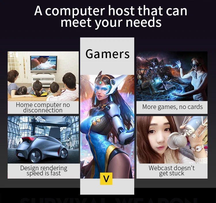 Aotesier Core i7 CPU Affordable Computer full set 8G/16G RAM 256GB SSD home office gaming pc desktop computer gamers PC GAME - FUN GUY WORLD FUN GUYS SHOP FUN GUY WORLD 5:57000035I7 CPU 16G HD4600  I7 CPU 16G HD4600 Aotesier Core i7 CPU Affordable Computer full set 8G/16G RAM 256GB SSD home office gaming pc desktop computer gamers PC GAME FUN GUYS SHOP FUN GUY WORLD