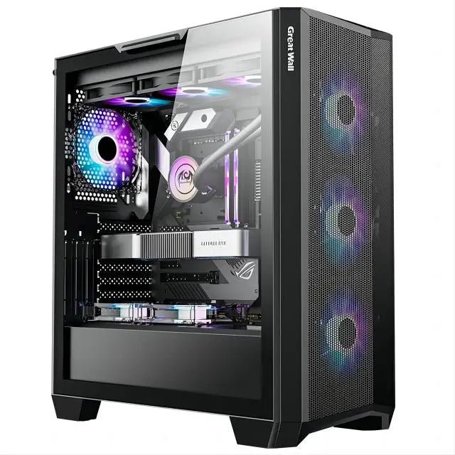 AOTESIER Gaming PC core i7 CPU With 16G RAM 256G SSD HD4600 ATX/ITX/M - ATX full view side panel Temper Glass Front pc gamer - FUN GUYS SHOP FUN GUYS SHOP FUN GUYS SHOP 5:56964930I7 CPU 8G HD4600  I7 CPU 8G HD4600 AOTESIER Gaming PC core i7 CPU With 16G RAM 256G SSD HD4600 ATX/ITX/M - ATX full view side panel Temper Glass Front pc gamer