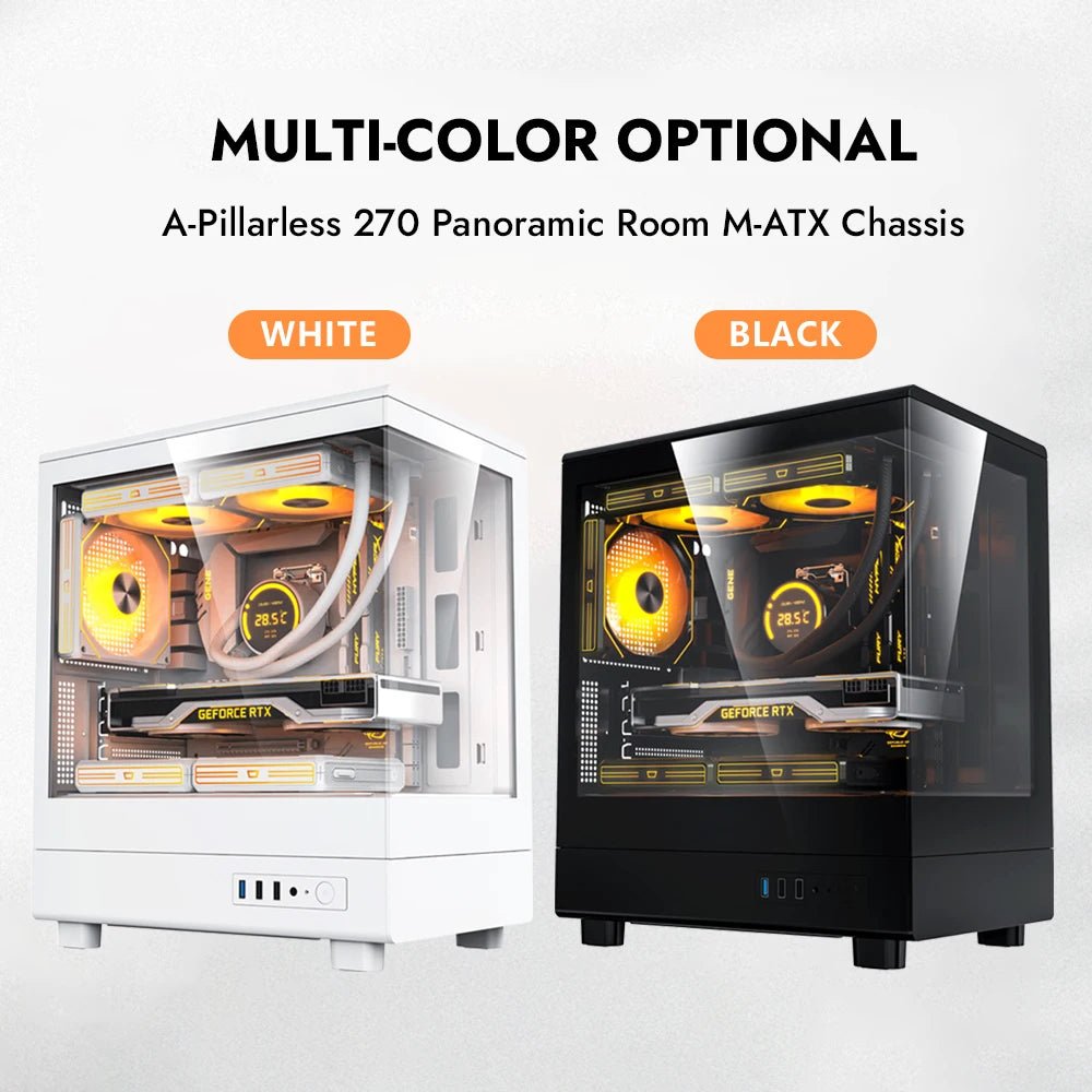 Darkflash DB330M PC Case M - ATX Desktop 270 ° Sea View Room Computer Case USB3.0 Double - Sided Transparent Glass Gamer Cabinet - FUN GUY WORLD FUN GUYS SHOP FUN GUY WORLD 14:173BLACK Chassis DL240  BLACK Chassis DL240 Darkflash DB330M PC Case M - ATX Desktop 270 ° Sea View Room Computer Case USB3.0 Double - Sided Transparent Glass Gamer Cabinet FUN GUYS SHOP FUN GUY WORLD