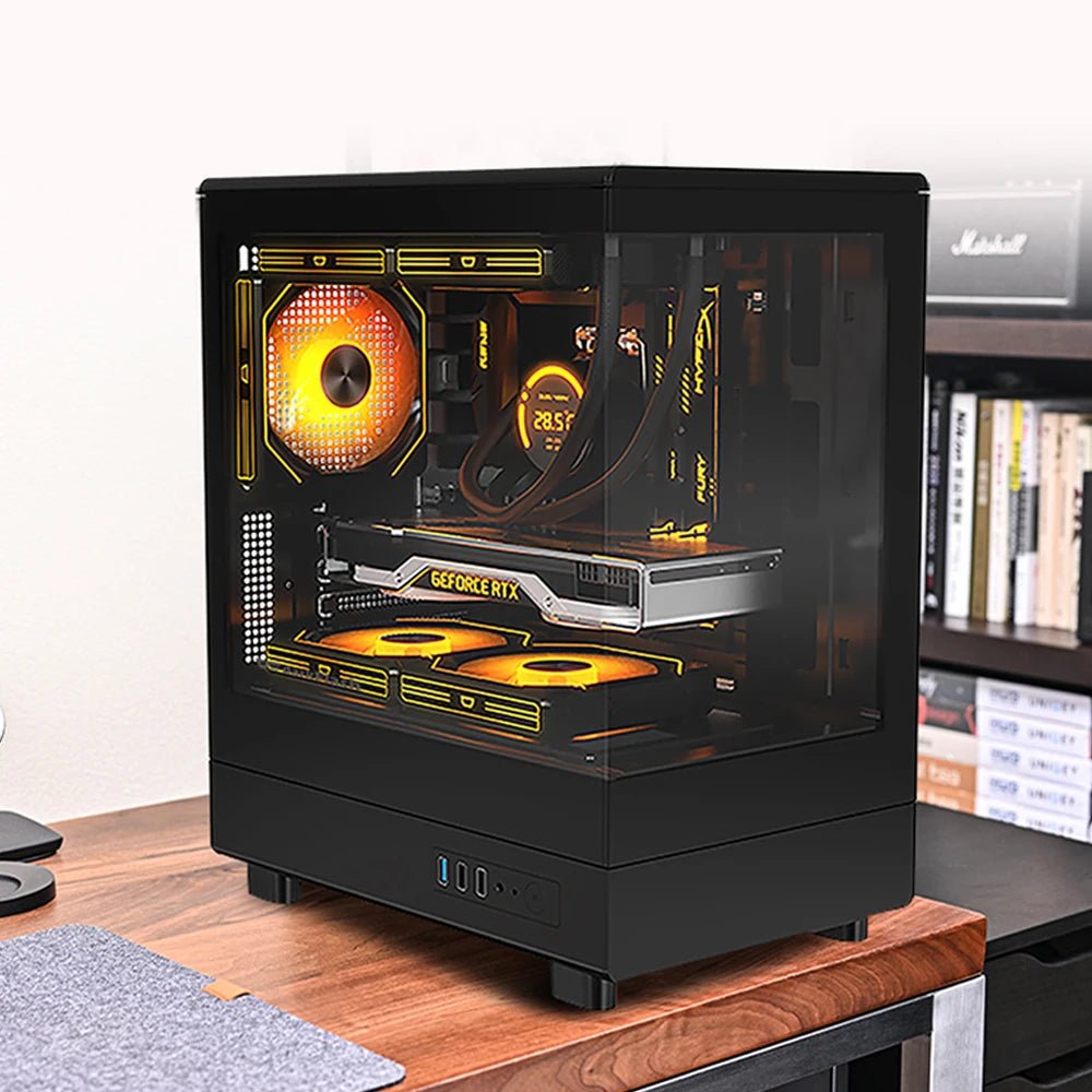 Darkflash DB330M PC Case M - ATX Desktop 270 ° Sea View Room Computer Case USB3.0 Double - Sided Transparent Glass Gamer Cabinet - FUN GUY WORLD FUN GUYS SHOP FUN GUY WORLD 14:173BLACK Chassis DL240  BLACK Chassis DL240 Darkflash DB330M PC Case M - ATX Desktop 270 ° Sea View Room Computer Case USB3.0 Double - Sided Transparent Glass Gamer Cabinet FUN GUYS SHOP FUN GUY WORLD