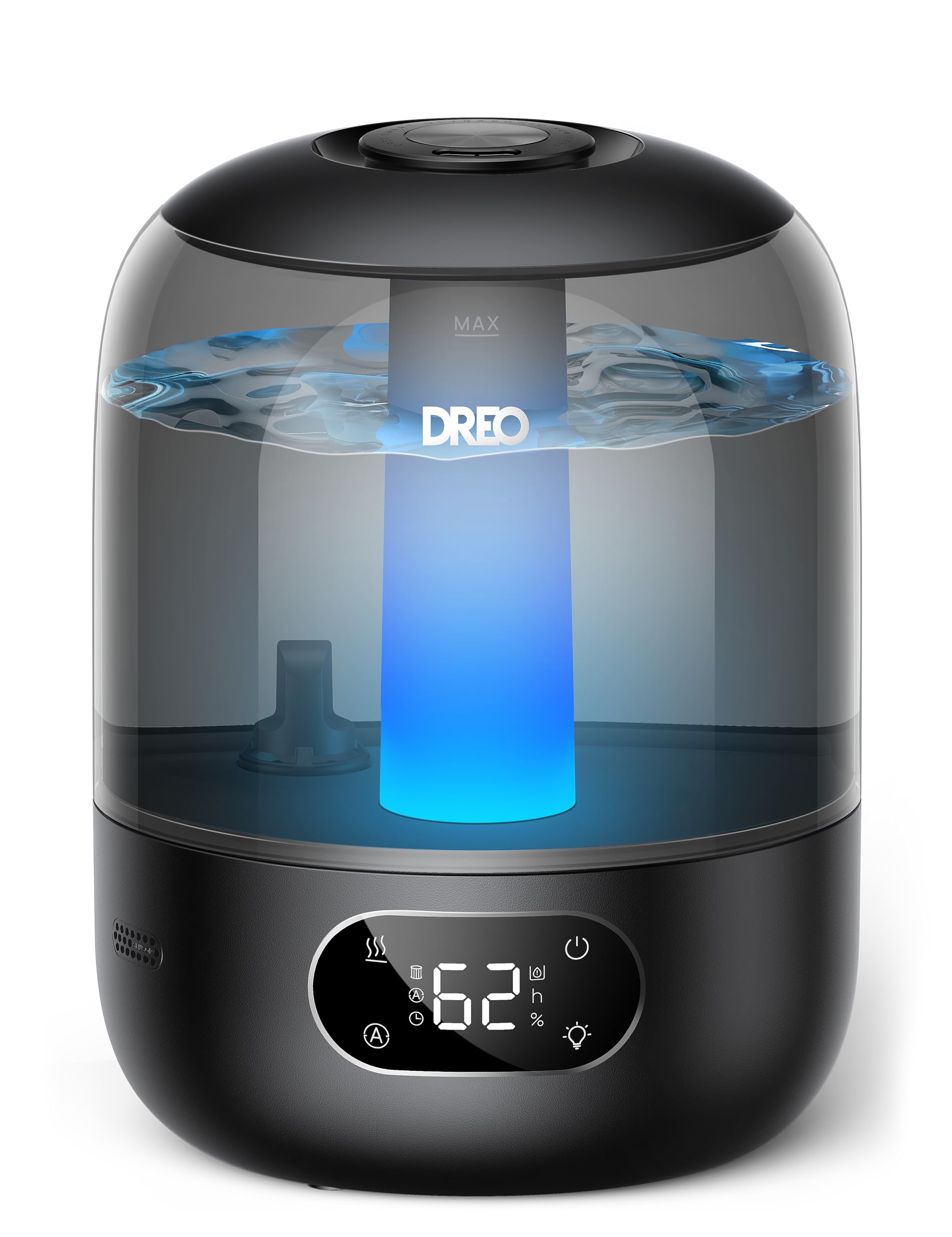 DREO Humidifiers for Bedroom, 3L Top Fill 30H & 26dB Quiet Runtime for Large Room, Cool Mist Ultrasonic Humidifier with Humidity Sensor, Night Light for Home, Baby, Nursery, Plants, 360° Nozzle, Black - FUN GUY WORLD FUN GUY WORLD FUN GUY WORLD B0DJVFX2KY B0DJVFX2KY Black DREO Humidifiers for Bedroom, 3L Top Fill 30H & 26dB Quiet Runtime for Large Room, Cool Mist Ultrasonic Humidifier with Humidity Sensor, Night Light for Home, Baby, Nursery, Plants, 360° Nozzle, Black FUN GUY WORLD FUN GUY WORL