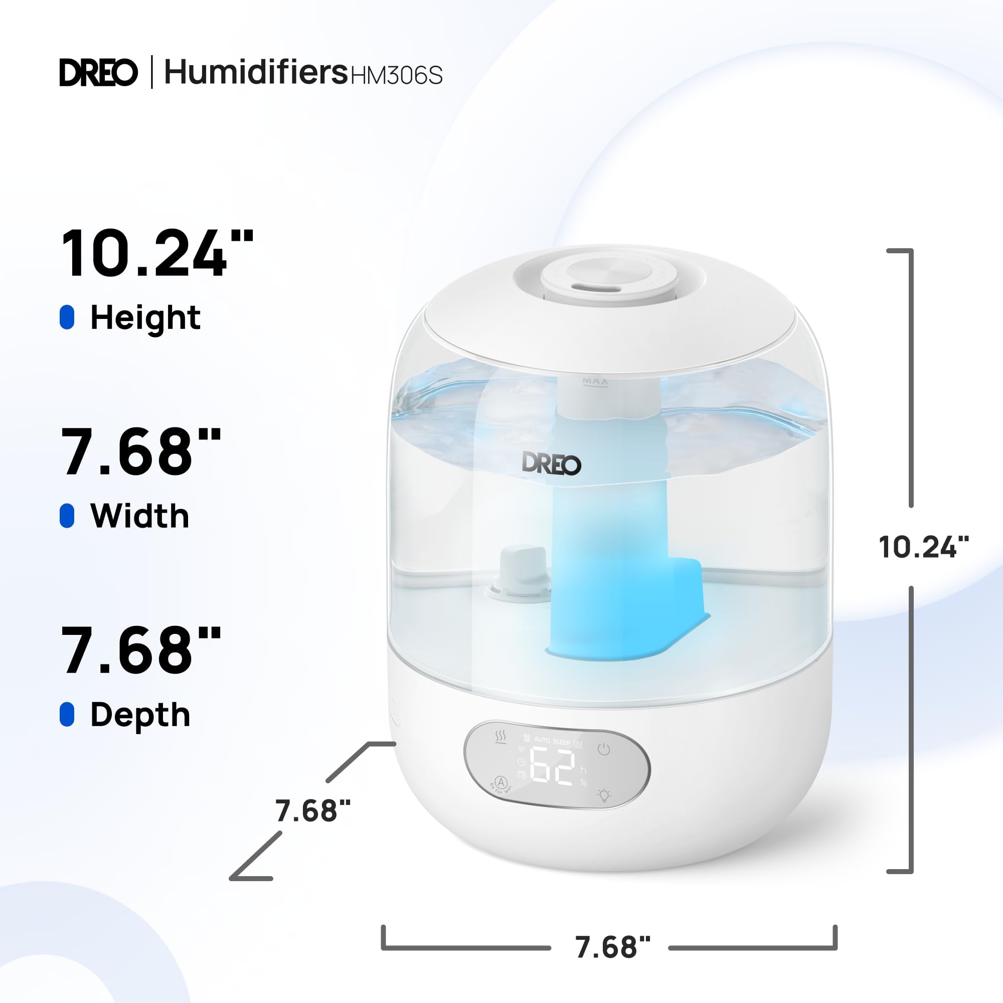 DREO Humidifiers for Bedroom, 3L Top Fill 30H & 26dB Quiet Runtime for Large Room, Cool Mist Ultrasonic Humidifier with Humidity Sensor, Night Light for Home, Baby, Nursery, Plants, 360° Nozzle, Black - FUN GUY WORLD FUN GUY WORLD FUN GUY WORLD B0DG8YPRF2 B0DG8YPRF2 Snow White DREO Humidifiers for Bedroom, 3L Top Fill 30H & 26dB Quiet Runtime for Large Room, Cool Mist Ultrasonic Humidifier with Humidity Sensor, Night Light for Home, Baby, Nursery, Plants, 360° Nozzle, Black FUN GUY WORLD FUN GUY