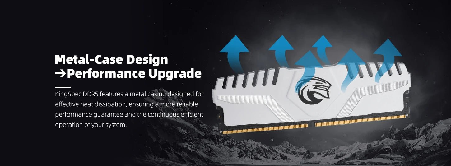 KingSpec DDR5 RAM Memory 32GB 16GBX2 6000MHZ 6400MHz DDR4 3200MHz 2666Mhz UDIMM Internal Memory Module for Desktop PC - FUN GUY WORLD FUN GUYS SHOP FUN GUY WORLD 497:1983117041;6:1983116693DDR5 6000Mhz White  16GBx2 DDR5 6000Mhz White KingSpec DDR5 RAM Memory 32GB 16GBX2 6000MHZ 6400MHz DDR4 3200MHz 2666Mhz UDIMM Internal Memory Module for Desktop PC FUN GUYS SHOP FUN GUY WORLD