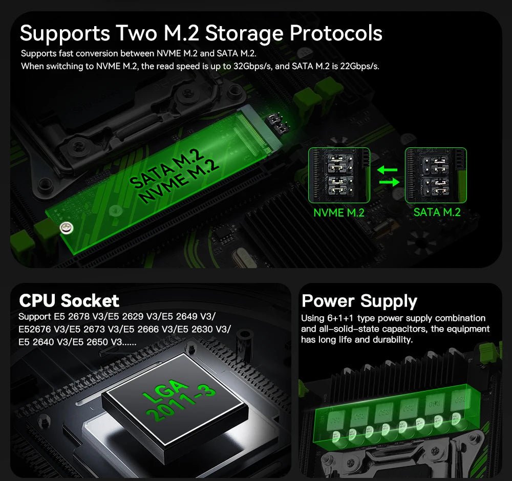MACHINIST X99 PR9 Motherboard LGA 2011 - 3 Set Support Kit Xeon 2680 2690 V3 V4 CPU Processor Desktop Memory USB3.0 NVME/SATA M.2 - FUN GUY WORLD FUN GUYS SHOP FUN GUY WORLD 200007763:201336100  China Mainland MACHINIST X99 PR9 Motherboard LGA 2011 - 3 Set Support Kit Xeon 2680 2690 V3 V4 CPU Processor Desktop Memory USB3.0 NVME/SATA M.2 FUN GUYS SHOP FUN GUY WORLD