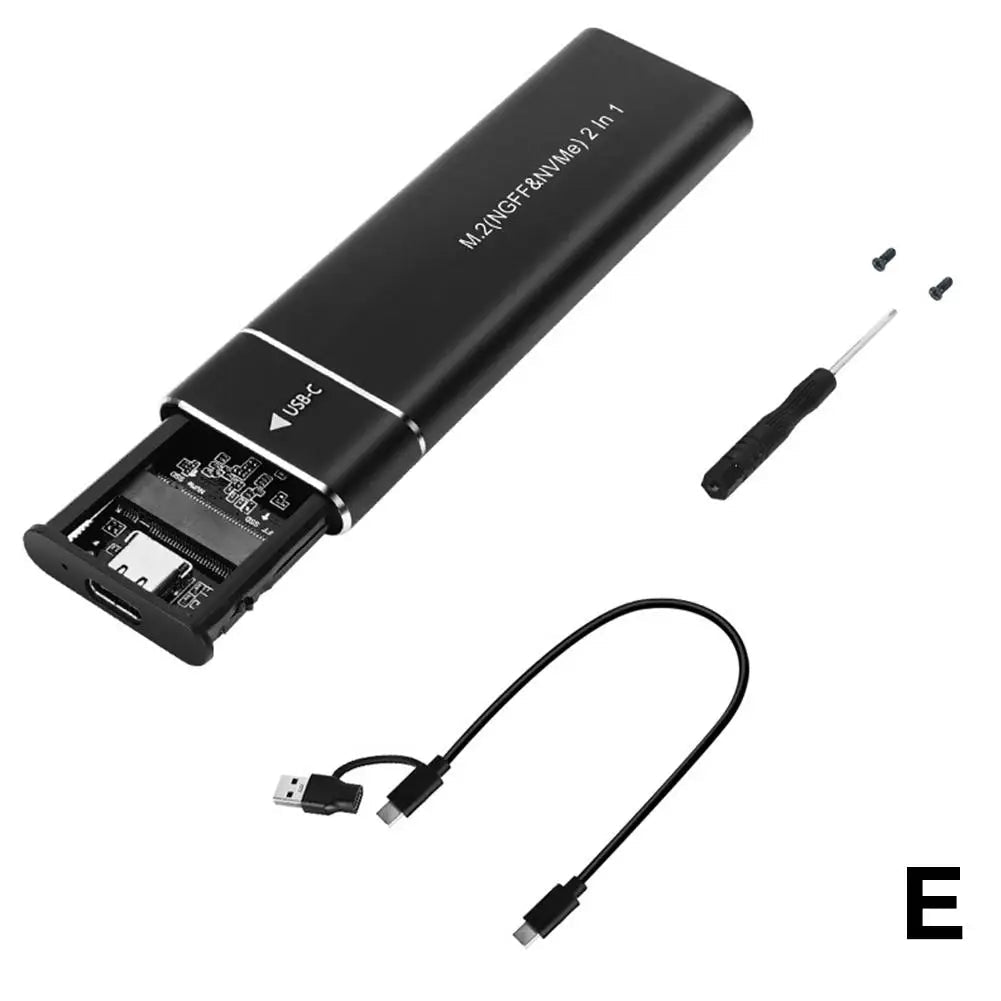 NVME M.2 Solid State Drive External Enclosure 2230/2242/2260/2280 M.2 To USB C 10Gbps SSD Aluminum Case Type C For M And B&M Key - FUN GUY WORLD FUN GUYS SHOP FUN GUY WORLD 14:173E  E NVME M.2 Solid State Drive External Enclosure 2230/2242/2260/2280 M.2 To USB C 10Gbps SSD Aluminum Case Type C For M And B&M Key FUN GUYS SHOP FUN GUY WORLD