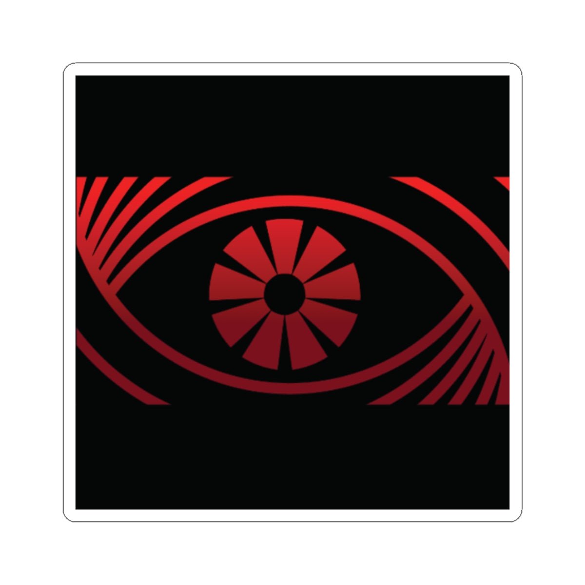 Red Eye DJ Kiss - Cut Sticker — Music Merch Sticker Pack - FUN GUY WORLD Paper products Printify FUN GUY WORLD 20947331051209130176  2" × 2" White Red Eye DJ Kiss - Cut Sticker — Music Merch Sticker Pack Printify Paper products FUN GUY WORLD