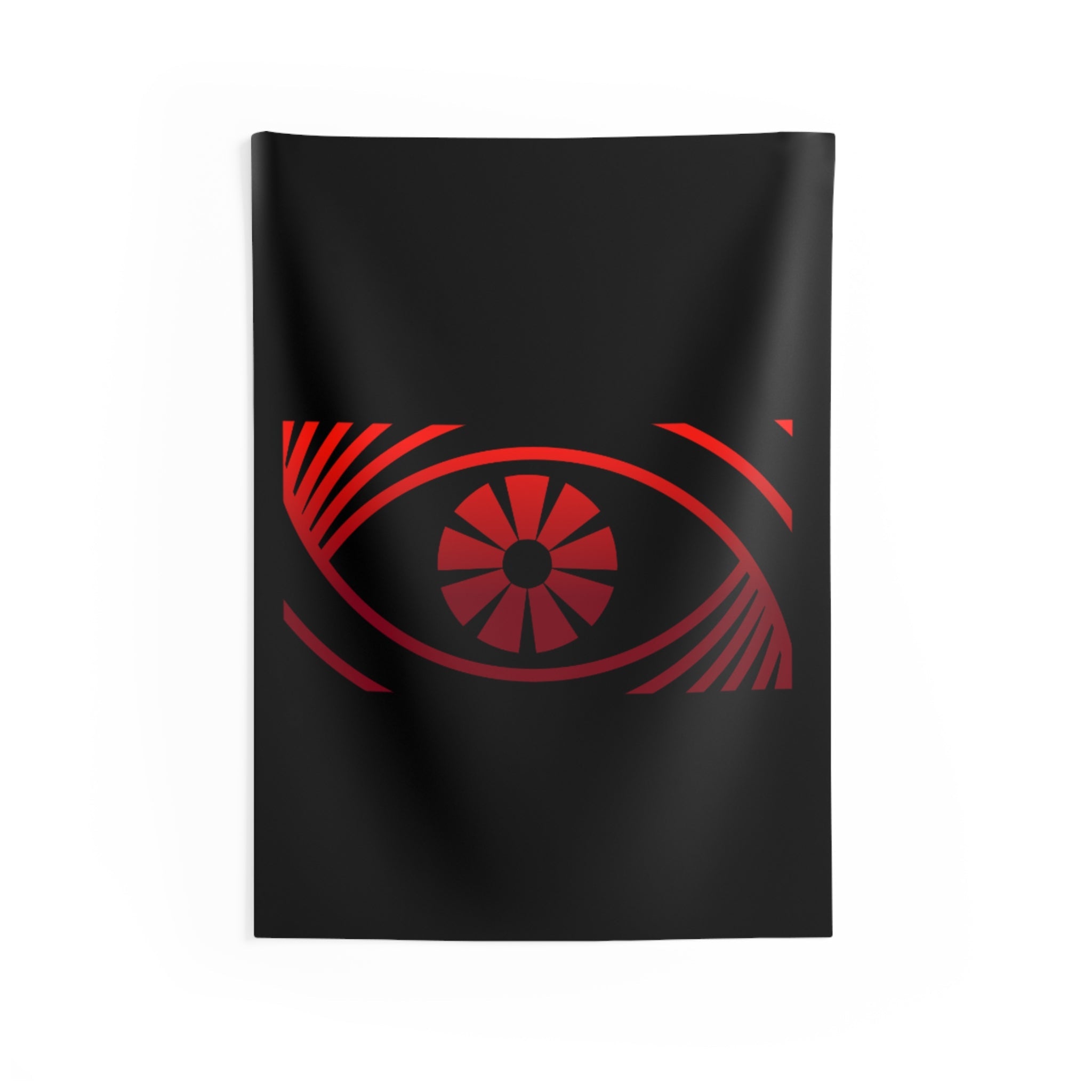 Red Eye Logo DJ Cybrsyko Indoor Wall Tapestry | Electronic Music Decor - FUN GUY WORLD Home Decor Printify FUN GUY WORLD 56312679768549484988  26" × 36" Red Eye Logo DJ Cybrsyko Indoor Wall Tapestry | Electronic Music Decor Printify Home Decor FUN GUY WORLD