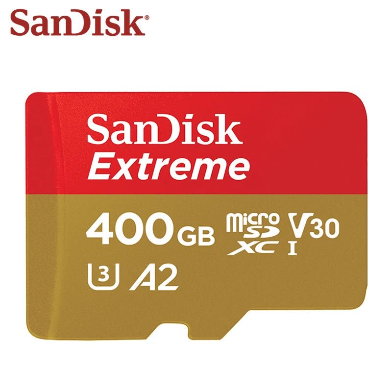 SanDisk Extreme U3 V30 A2 microSDXC Memory Card 1TB 512GB 256GB 128GB 64GB 32GB Class 10 Micro SD Card Microsd Flash TF Cards - FUN GUY WORLD FUN GUYS SHOP FUN GUY WORLD 26:100012340400GB  400GB SanDisk Extreme U3 V30 A2 microSDXC Memory Card 1TB 512GB 256GB 128GB 64GB 32GB Class 10 Micro SD Card Microsd Flash TF Cards FUN GUYS SHOP FUN GUY WORLD