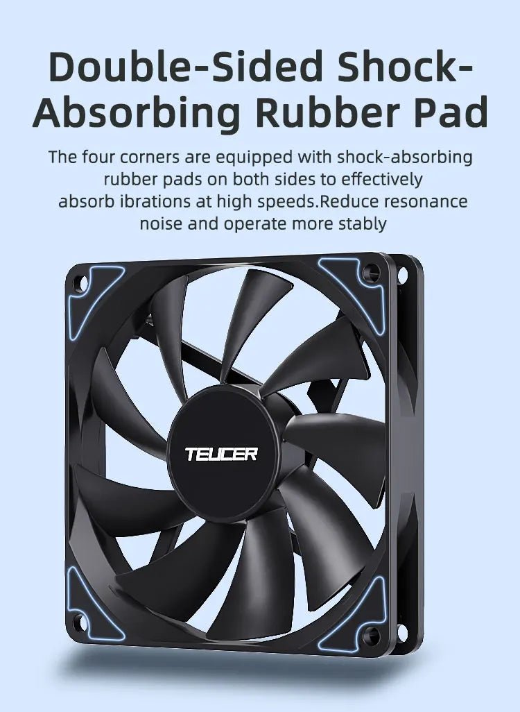 TEUCER UT - 9015 12V PWM 4Pin Hydraulic Bearing Thin PC Fan 1200 - 3000RPM for CPU Cooling, Ultra - Thin Design - FUN GUY WORLD FUN GUYS SHOP FUN GUY WORLD 14:366103Black-1PCS;200000544:193As shown;272514294:13963948861  Black - 1PCS As shown NO RGB TEUCER UT - 9015 12V PWM 4Pin Hydraulic Bearing Thin PC Fan 1200 - 3000RPM for CPU Cooling, Ultra - Thin Design FUN GUYS SHOP FUN GUY WORLD