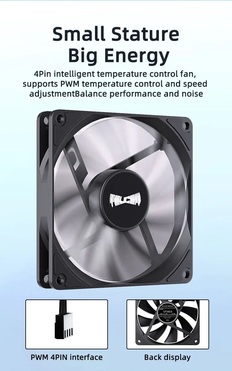 TEUCER UT - 9015 12V PWM 4Pin Hydraulic Bearing Thin PC Fan 1200 - 3000RPM for CPU Cooling, Ultra - Thin Design - FUN GUY WORLD FUN GUYS SHOP FUN GUY WORLD 14:366103Black-1PCS;200000544:193As shown;272514294:13963948861  Black - 1PCS As shown NO RGB TEUCER UT - 9015 12V PWM 4Pin Hydraulic Bearing Thin PC Fan 1200 - 3000RPM for CPU Cooling, Ultra - Thin Design FUN GUYS SHOP FUN GUY WORLD