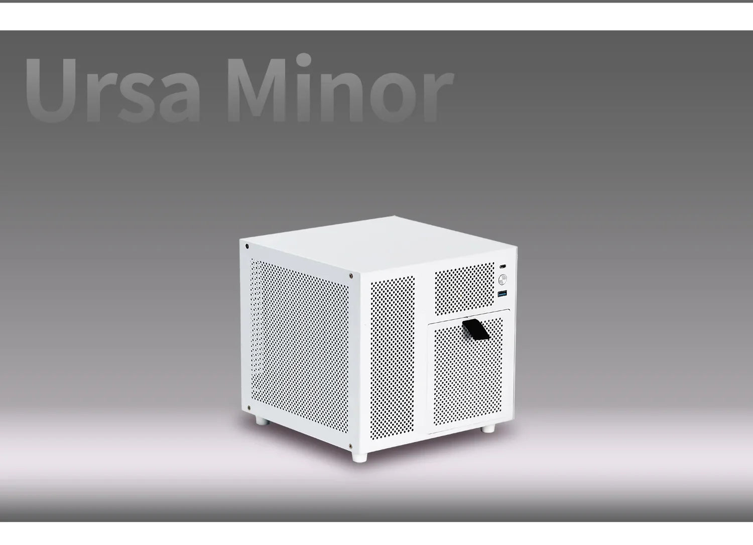Ursa Minor 4 - bay NAS Chassis SFX Power Supply ITX Motherboard,9.9L Ultra - compact Size, 70mm Heat Sink - FUN GUY WORLD FUN GUYS SHOP FUN GUY WORLD 14:350853A Chassis White  A Chassis White Ursa Minor 4 - bay NAS Chassis SFX Power Supply ITX Motherboard,9.9L Ultra - compact Size, 70mm Heat Sink FUN GUYS SHOP FUN GUY WORLD