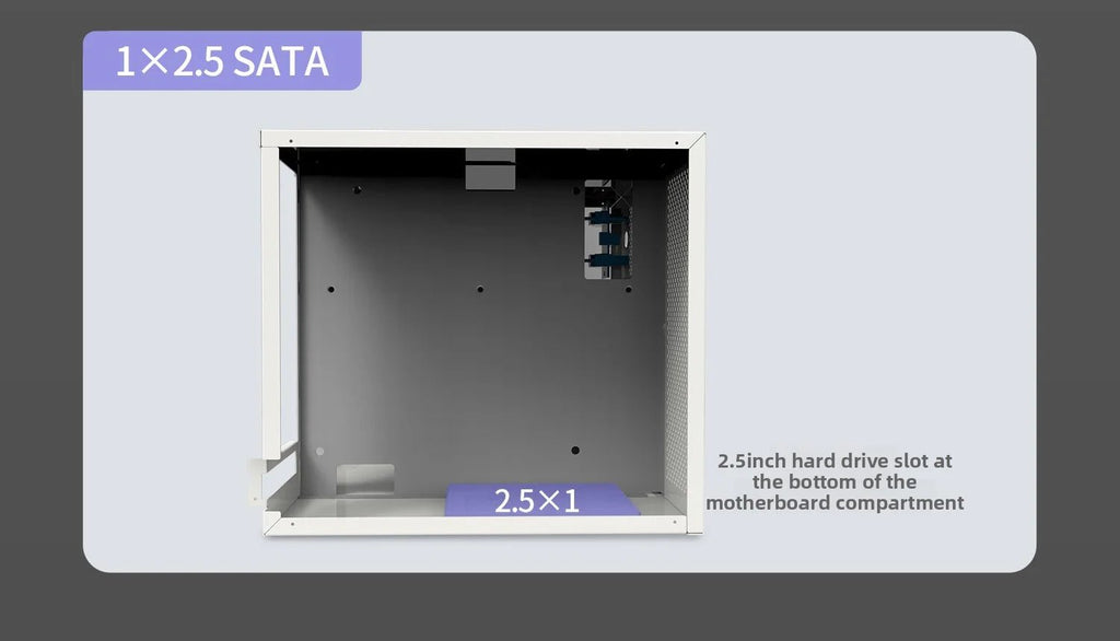 Ursa Minor 4 - bay NAS Chassis SFX Power Supply ITX Motherboard,9.9L Ultra - compact Size, 70mm Heat Sink - FUN GUY WORLD FUN GUYS SHOP FUN GUY WORLD 14:350853A Chassis White  A Chassis White Ursa Minor 4 - bay NAS Chassis SFX Power Supply ITX Motherboard,9.9L Ultra - compact Size, 70mm Heat Sink FUN GUYS SHOP FUN GUY WORLD