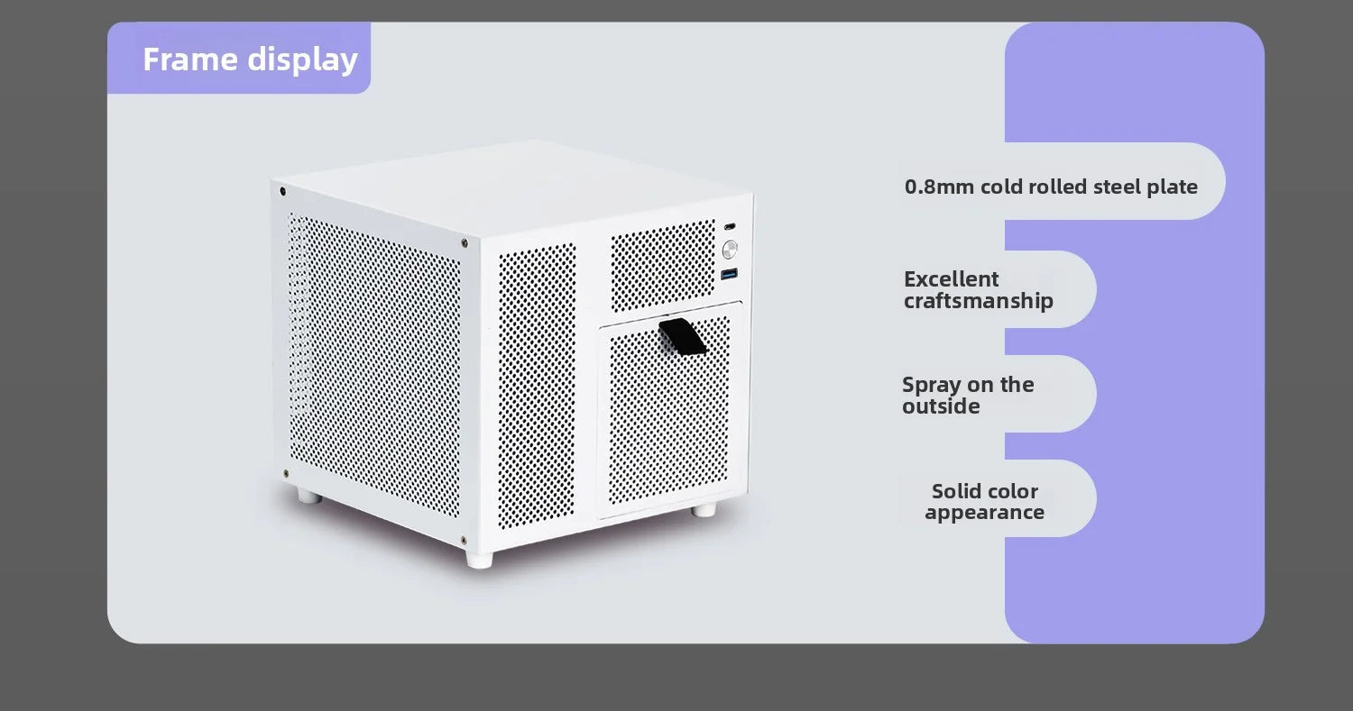 Ursa Minor 4 - bay NAS Chassis SFX Power Supply ITX Motherboard,9.9L Ultra - compact Size, 70mm Heat Sink - FUN GUY WORLD FUN GUYS SHOP FUN GUY WORLD 14:350853A Chassis White  A Chassis White Ursa Minor 4 - bay NAS Chassis SFX Power Supply ITX Motherboard,9.9L Ultra - compact Size, 70mm Heat Sink FUN GUYS SHOP FUN GUY WORLD