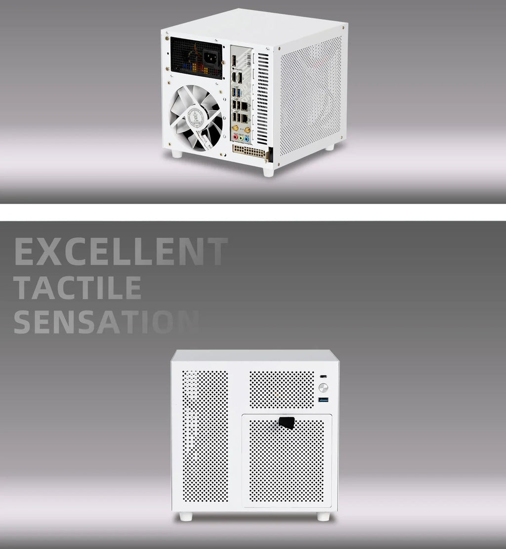 Ursa Minor 4 - bay NAS Chassis SFX Power Supply ITX Motherboard,9.9L Ultra - compact Size, 70mm Heat Sink - FUN GUY WORLD FUN GUYS SHOP FUN GUY WORLD 14:350853A Chassis White  A Chassis White Ursa Minor 4 - bay NAS Chassis SFX Power Supply ITX Motherboard,9.9L Ultra - compact Size, 70mm Heat Sink FUN GUYS SHOP FUN GUY WORLD