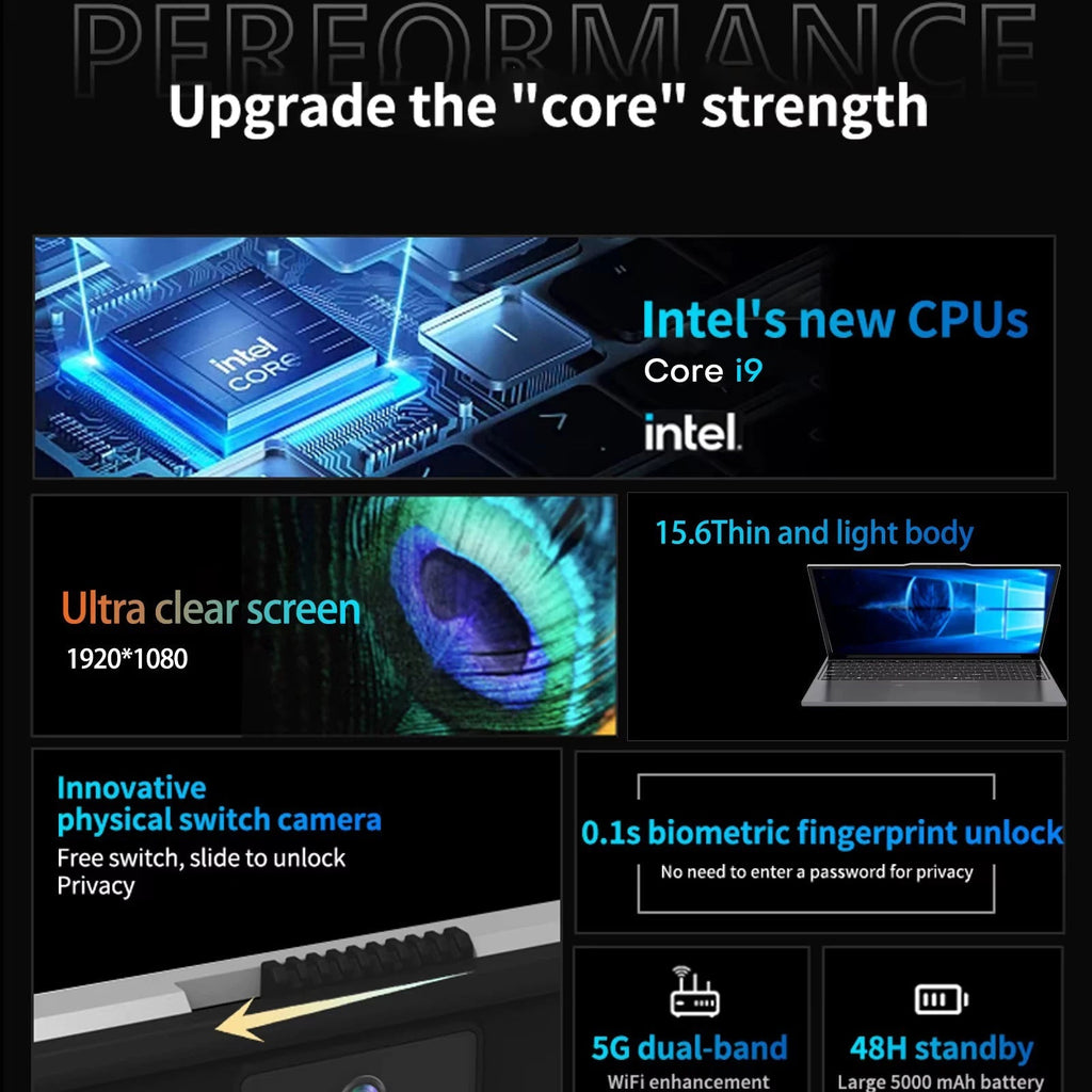 Xiaman 15.6" Portable Gaming Laptop Intel Core i9 8950HK i3 6100U Wins 11 Gamer PC 16GB RAM 1TB SSD Notebook Computer Laptops - FUN GUY WORLD FUN GUYS SHOP FUN GUY WORLD 200000567:201299500Intel Core i3 6100U;200000605:20144103516GB RAM 1TB SSD  Intel Core i3 6100U 16GB RAM 1TB SSD Xiaman 15.6" Portable Gaming Laptop Intel Core i9 8950HK i3 6100U Wins 11 Gamer PC 16GB RAM 1TB SSD Notebook Computer Laptops FUN GUYS SHOP FUN GUY WORLD