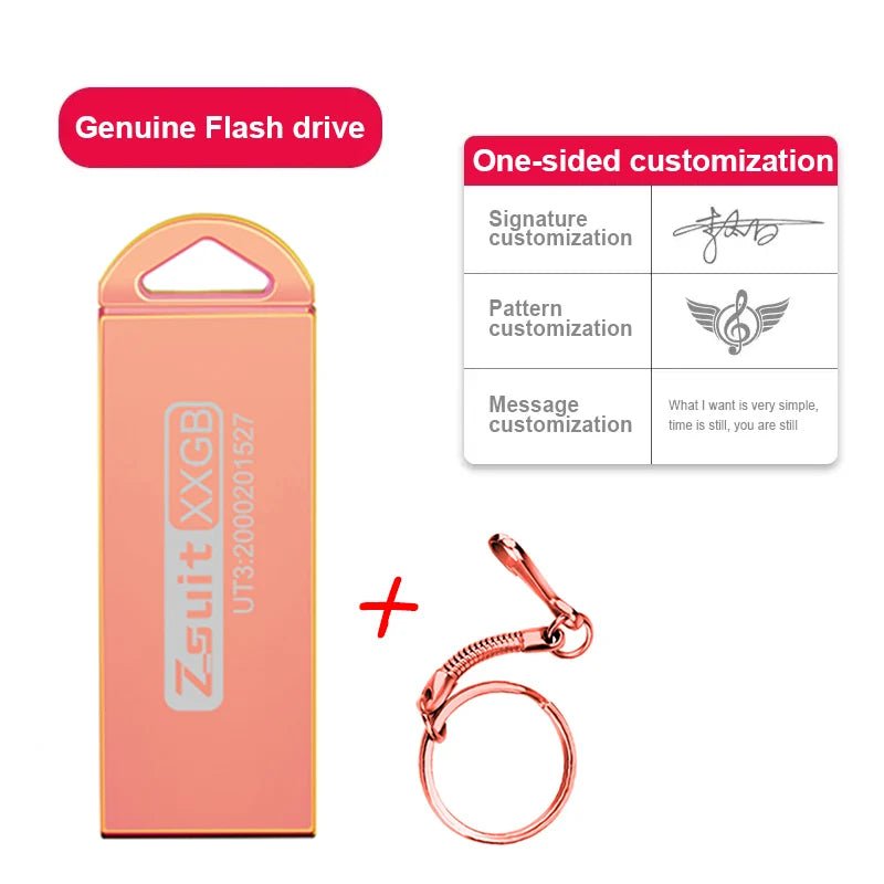 Zsuit New 10Pcs/Lot Free Logo 128GB USB Flash Pen Drives 4GB 8GB 16GB Waterproof Pendrive 64gb Memory Stick Metal U - disk Cle Usb - FUN GUY WORLD FUN GUYS SHOP FUN GUY WORLD 14:10With chain;26:360660  512M With chain 1 Zsuit New 10Pcs/Lot Free Logo 128GB USB Flash Pen Drives 4GB 8GB 16GB Waterproof Pendrive 64gb Memory Stick Metal U - disk Cle Usb FUN GUYS SHOP FUN GUY WORLD